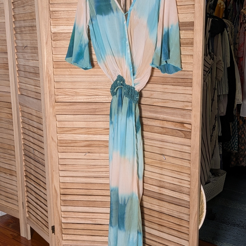 Khush Insight Tie Dye Wide Leg Jumpsuit Hand Dyed - Picture 6 of 8